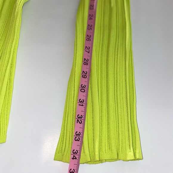 MARCO RAMBALDI SSENSE Lime Viscose Knit Pant Sz 38 ( XS-S) NWT - Picture 11 of 12